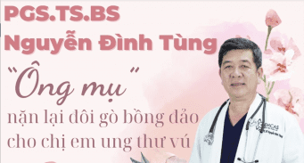 PGS.TS.BS Nguyễn Đình Tùng: “Ông mụ” nặn lại đôi gò bồng đảo cho chị em ung thư vú